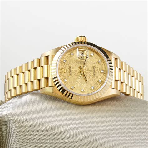 rolex oyster perpetual datejust 31 gold|Rolex Datejust yellow gold price.